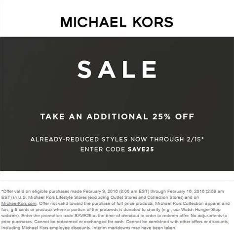 michael kors com promo code|michael kors promo code today.